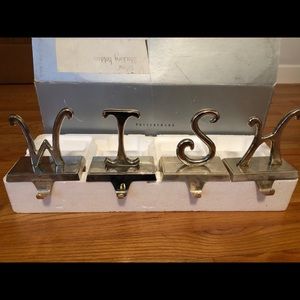 Silver Pottery Barn Stalking Hangers